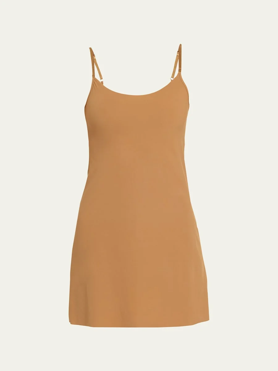 Scoop-Neck Mini Camisole Slip - 1