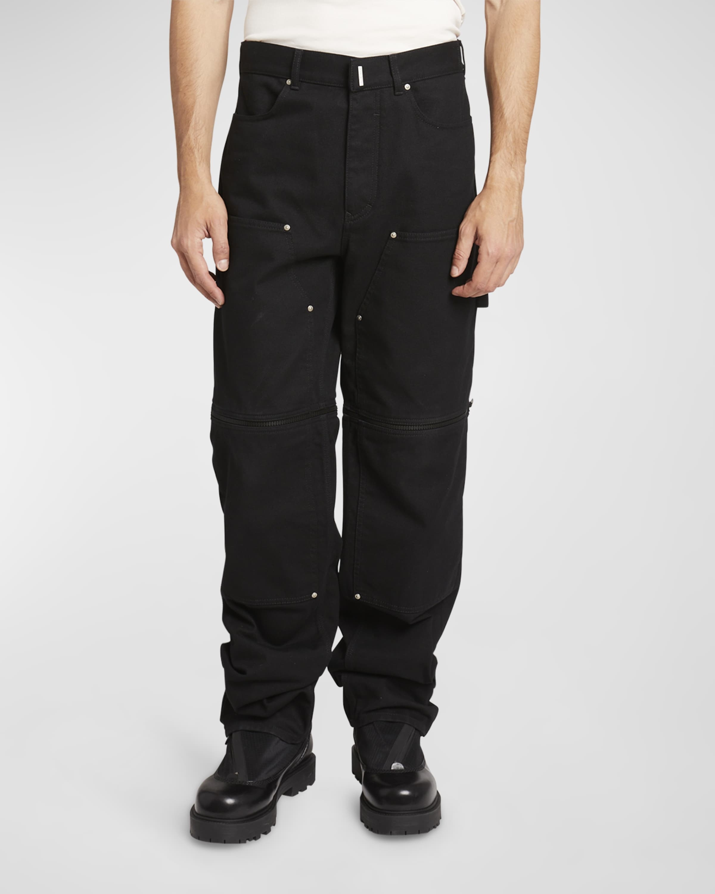 Givenchy Men's Zip-Off Carpenter Jeans | neimanmarcus