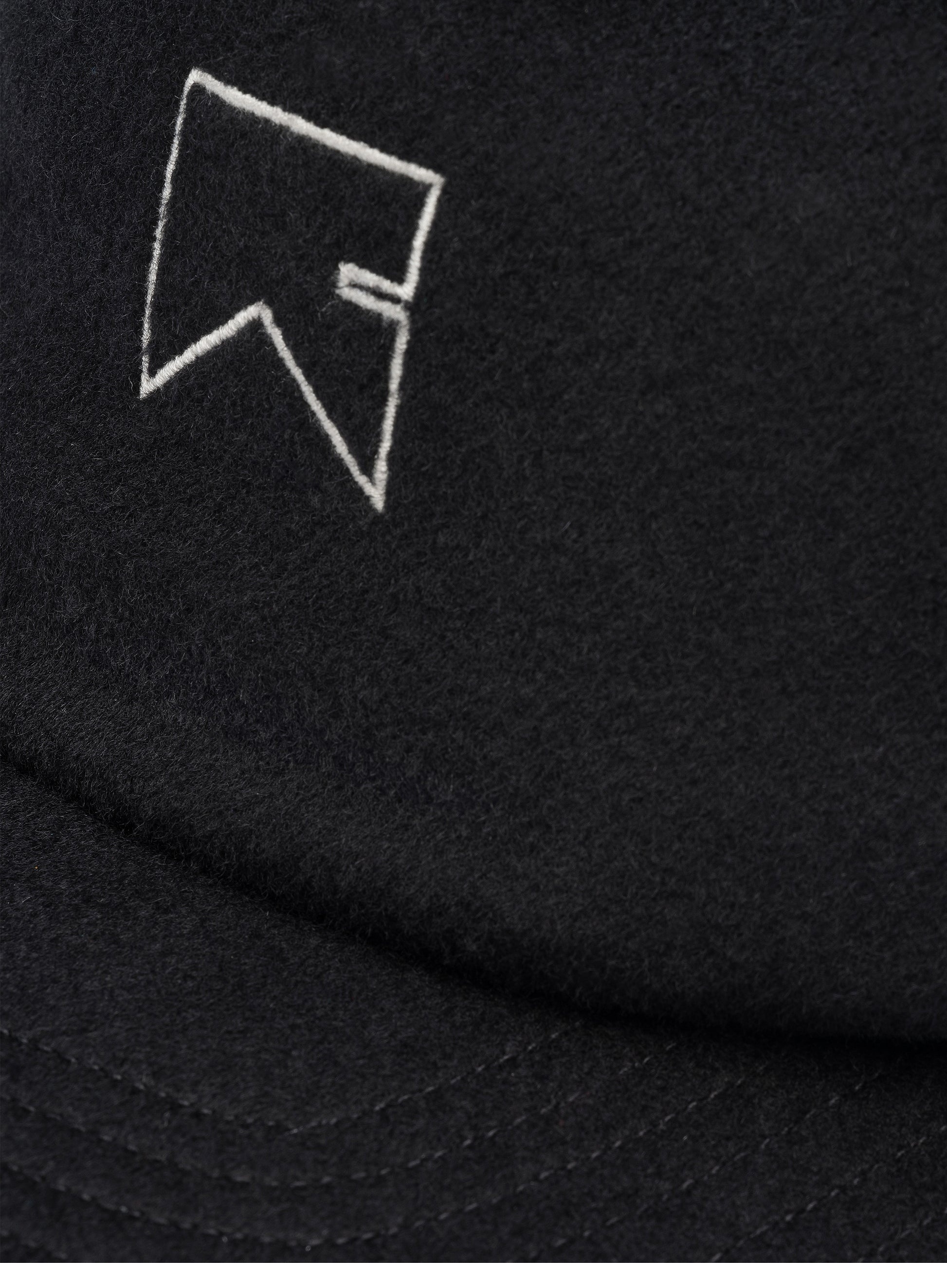 CASHMERE CHEVRON LOGO HAT - 4