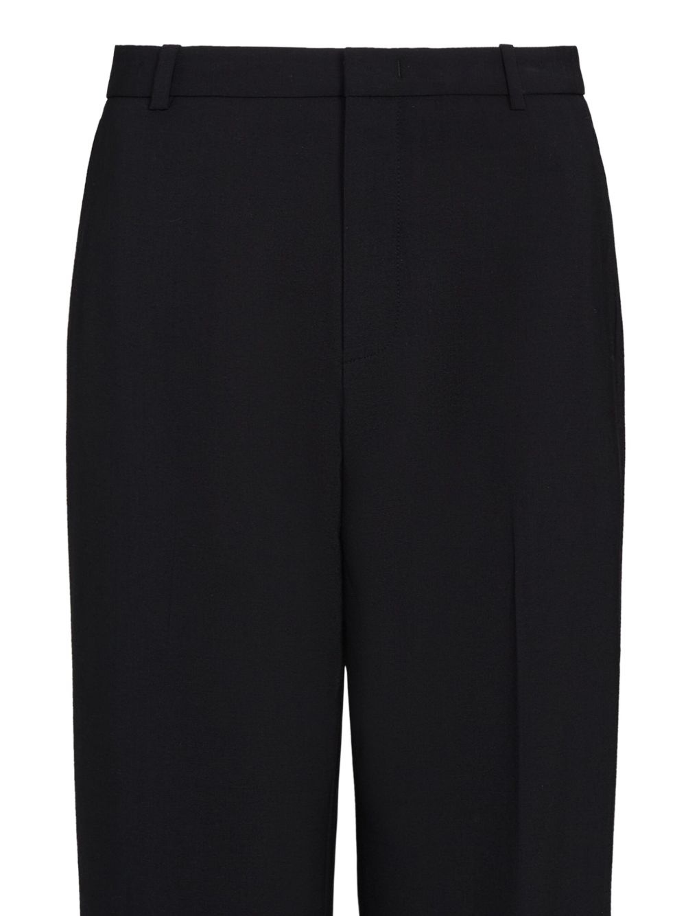 cuffed wide-leg trousers - 2