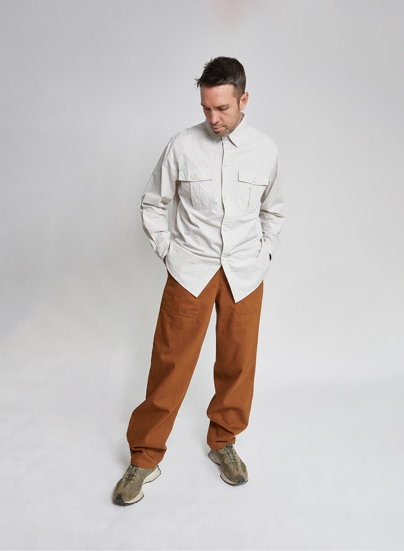 Nigel Cabourn British Army Ambulance Pant in Brown outlook