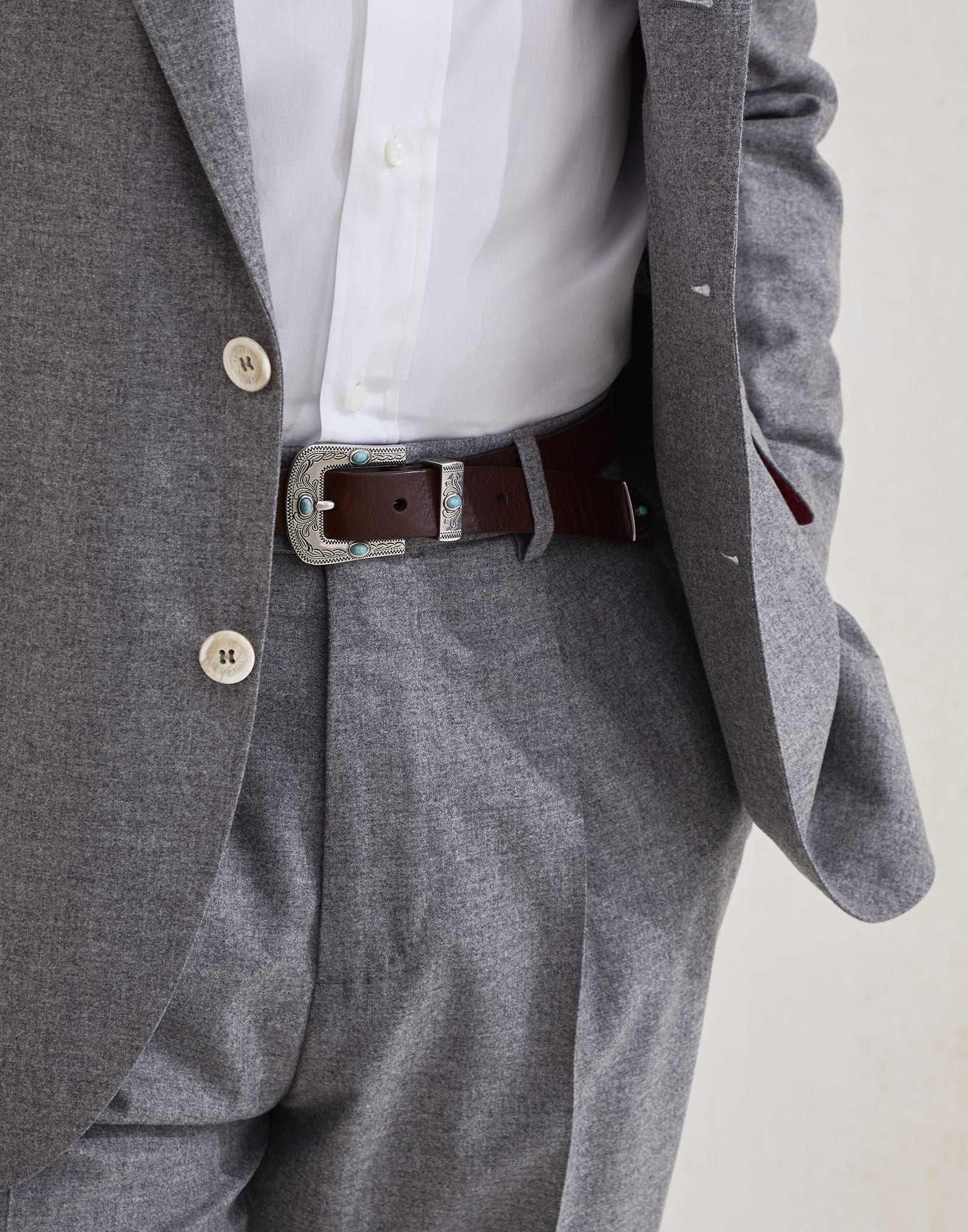 Pull-up calfskin belt - 3