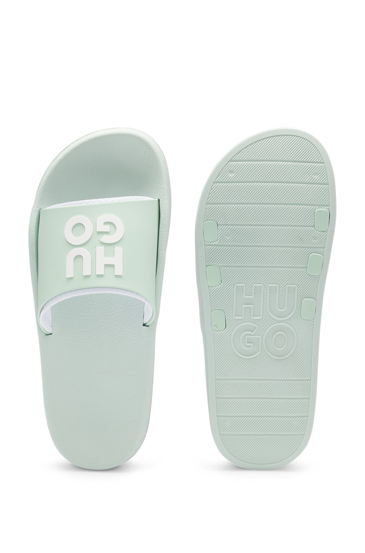 SLIDES WITH LOGO-BRANDED STRAPS - 4