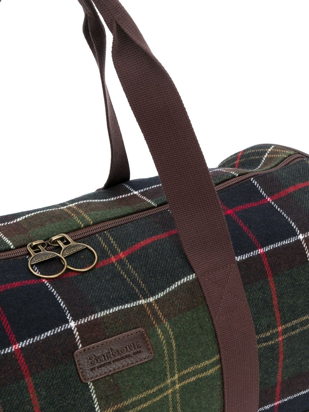 check logo top-handle holdall - 4