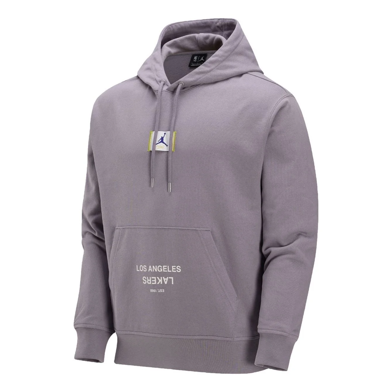 Air Jordan Los Angeles Lakers Courtside NBA Fleece Pullover Hoodie Asia Sizing 'Purple Smoke' FV8263 - 1