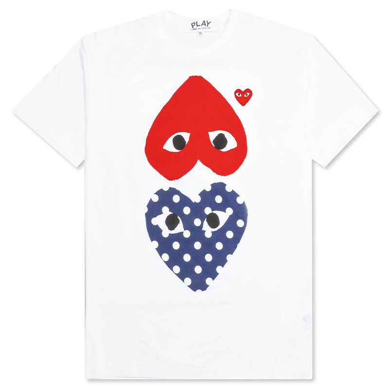 UPSIDE DOWN HEART S/S T-SHIRT를 가진 POLKA 점 - 1