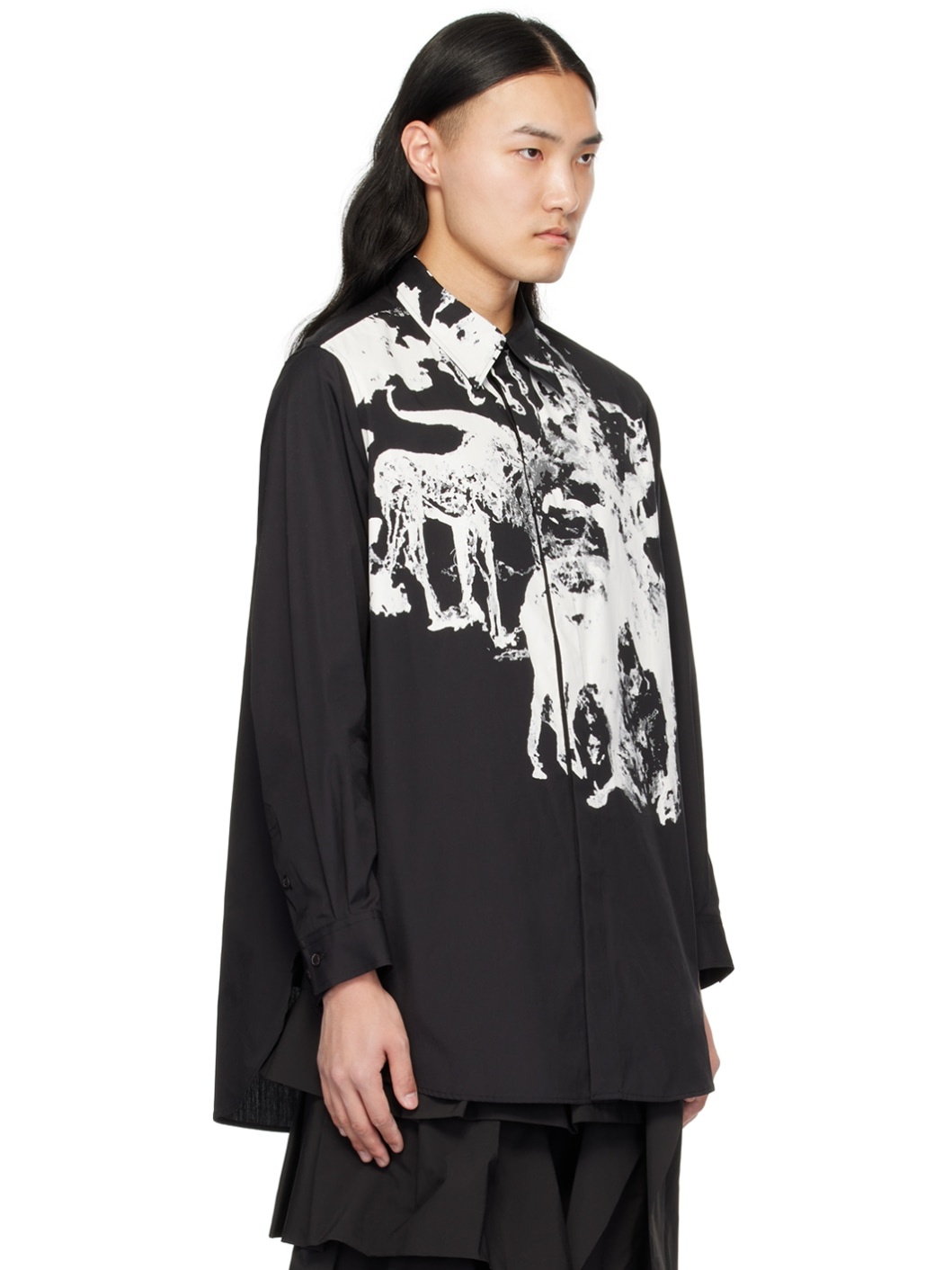 Black Savannah Print Shirt - 2