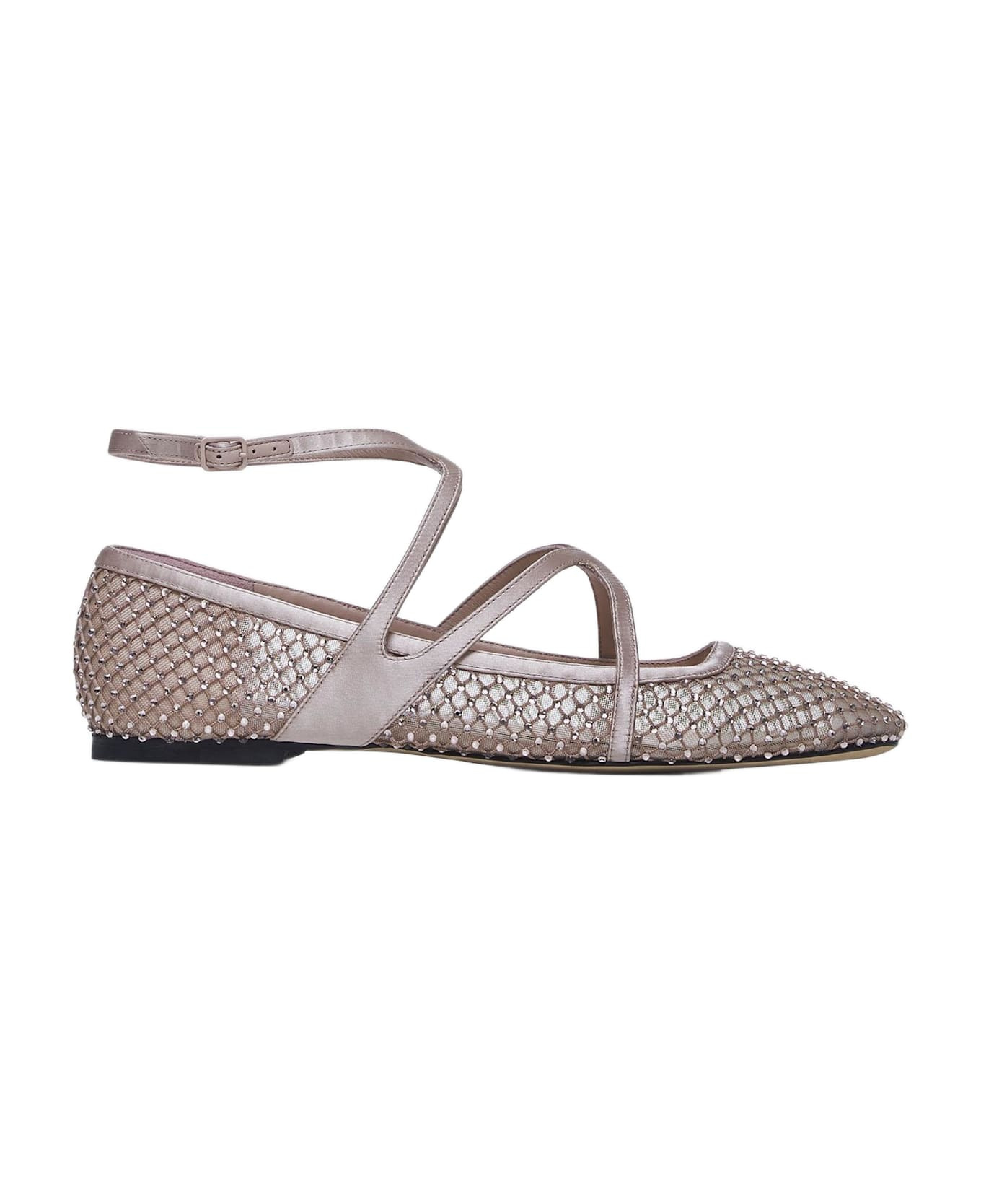 'astoria' Rhinestone Ballet Flats - 1
