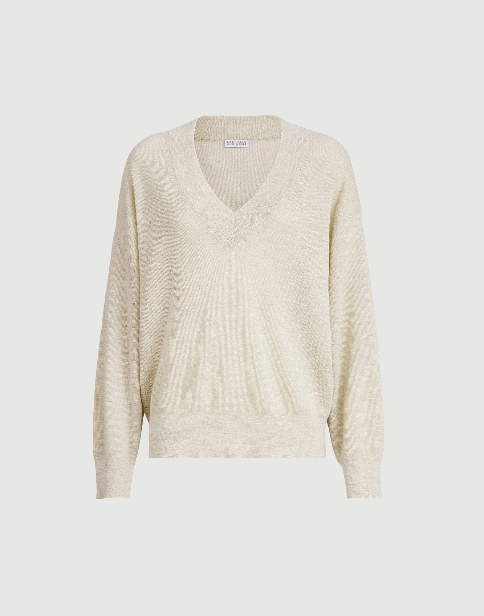Sparkling linen sweater - 1