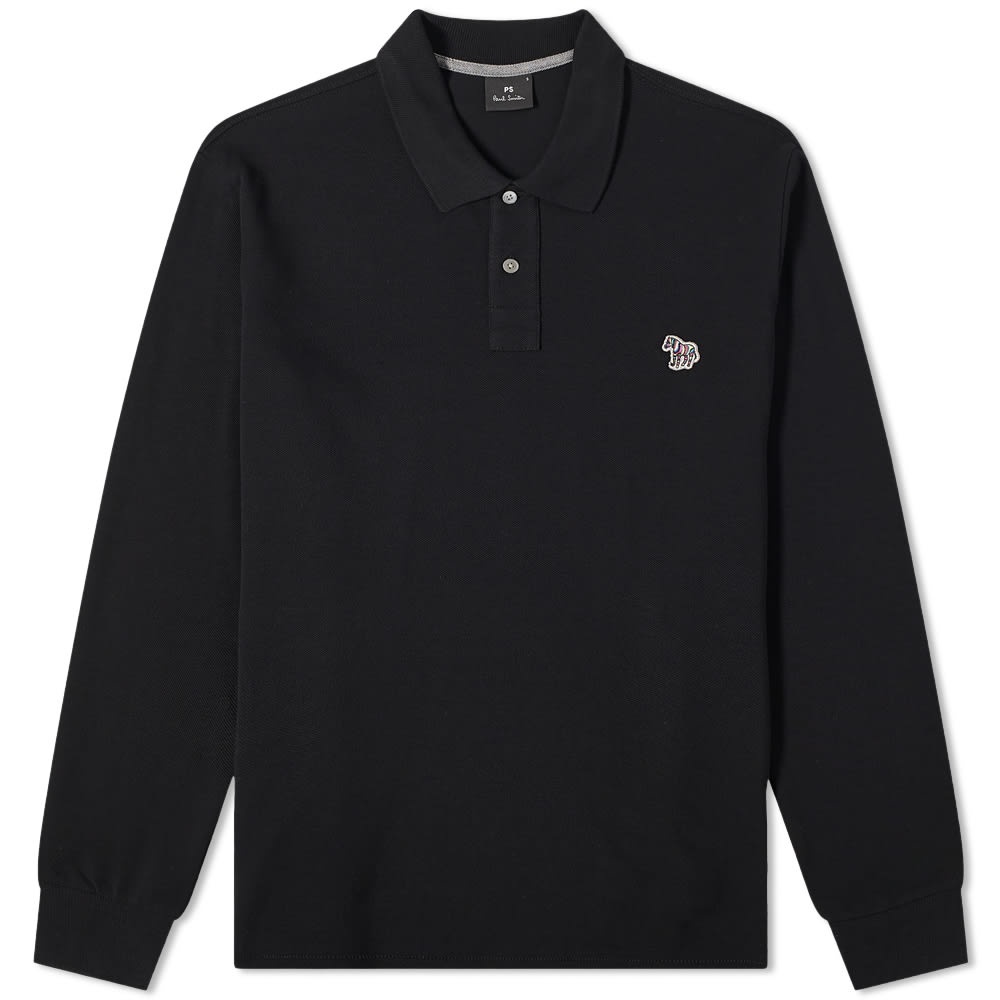 Paul Smith Long Sleeve Regular Fit Zebra Polo - 1