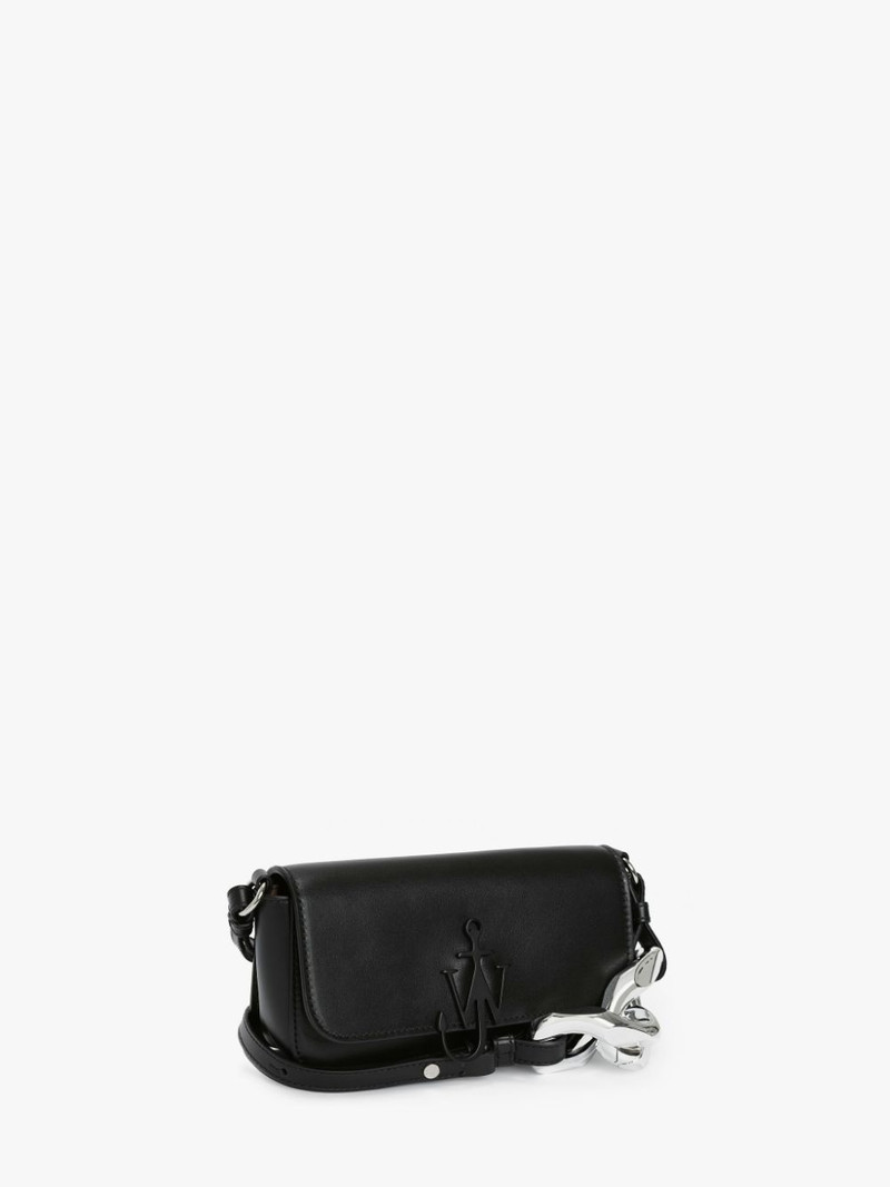 JW Anderson ANCHOR CHAIN BAGUETTE - LEATHER SHOULDER BAG outlook