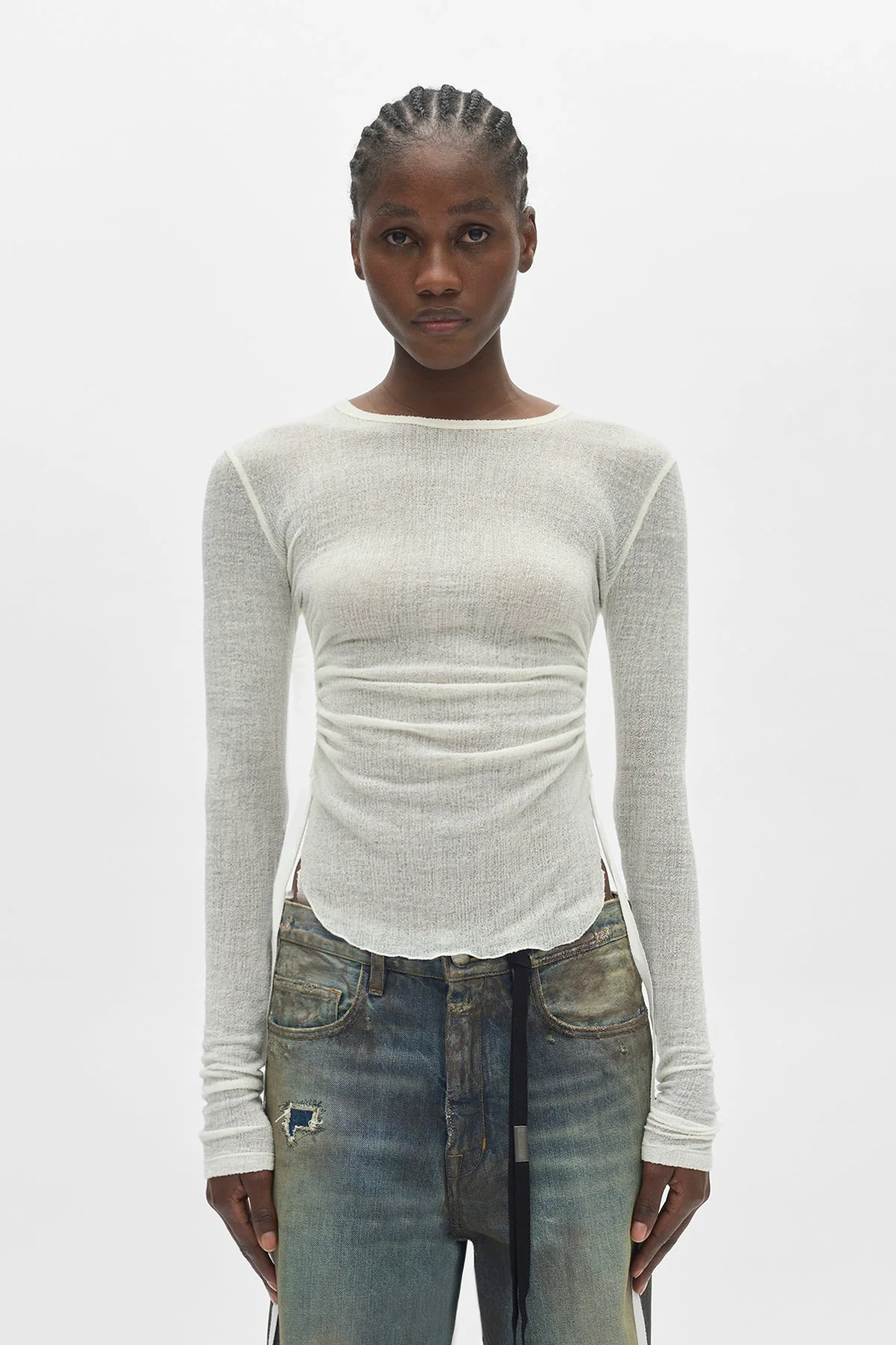 Oke Long Sleeve Crop Top - 1