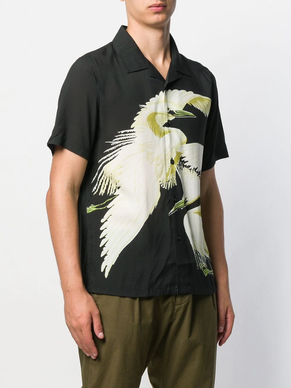 bird print shirt  - 3