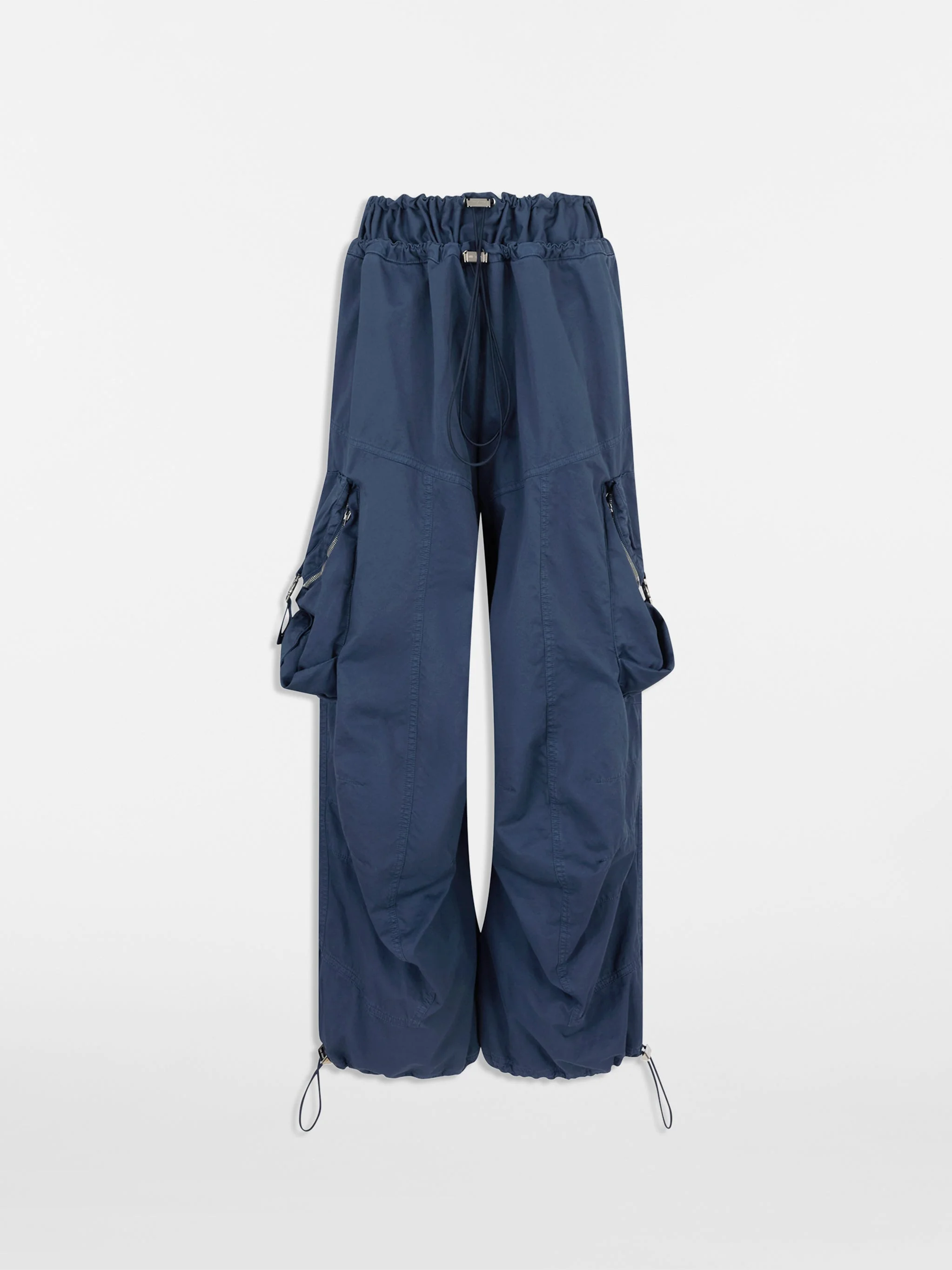 WASHED BLUE CARGO PANTS - 1