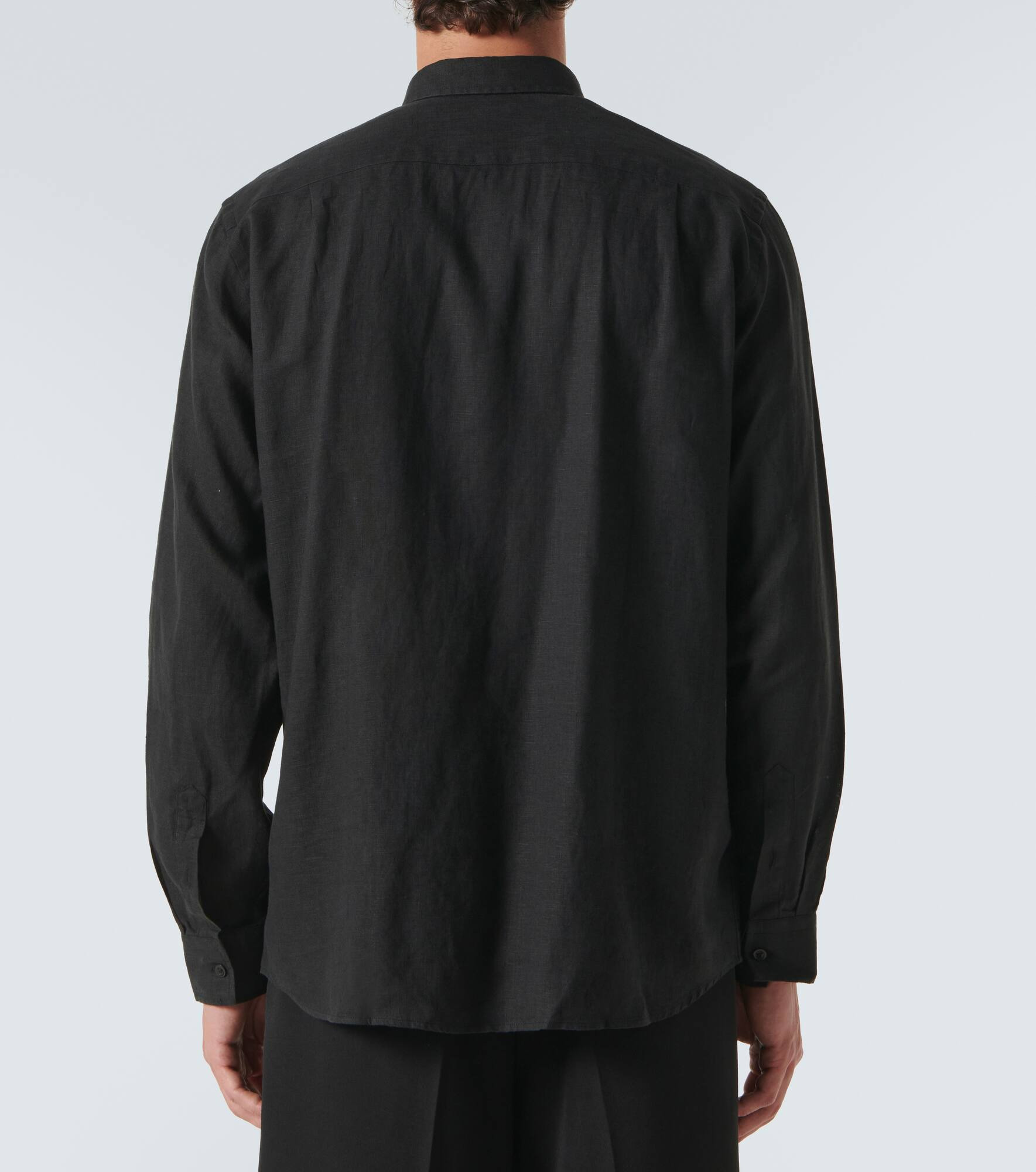 Caroubis linen shirt - 4