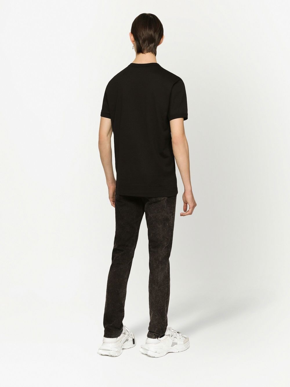 slim-fit faded denim jeans - 4