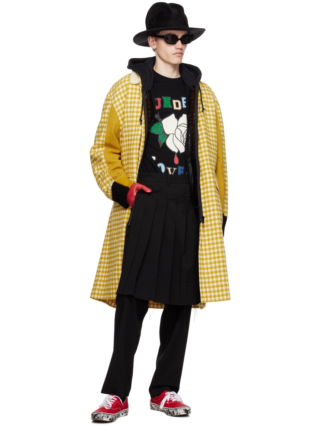 Yellow Check Coat - 4