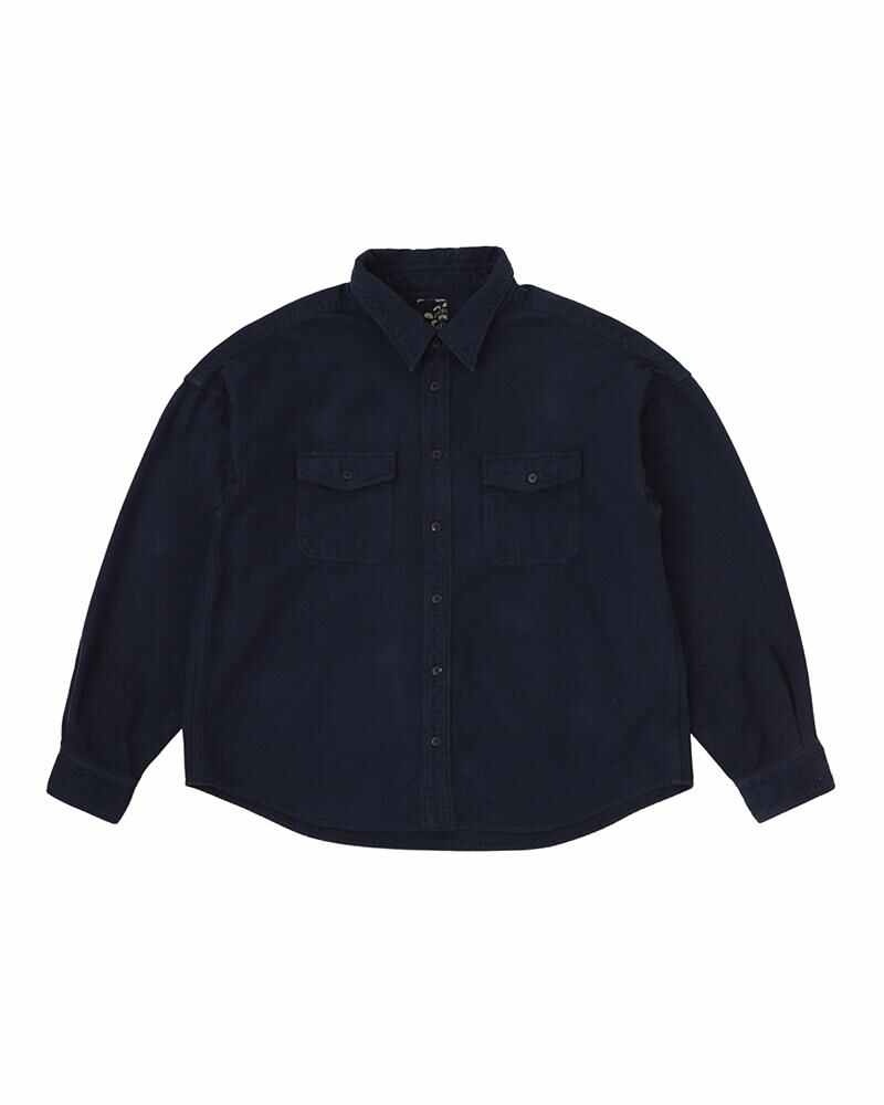 PIONEER SHIRT L/S NAVY - 1