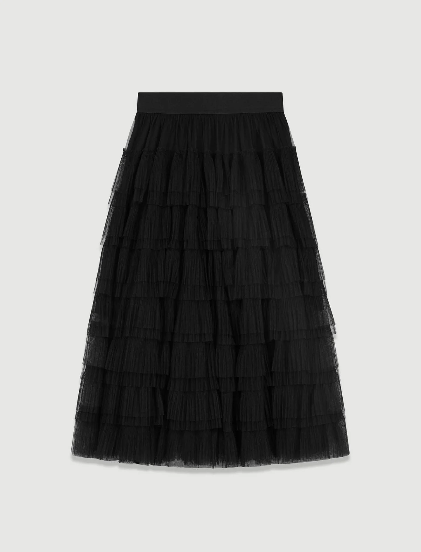 Tulle midi skirt - 1