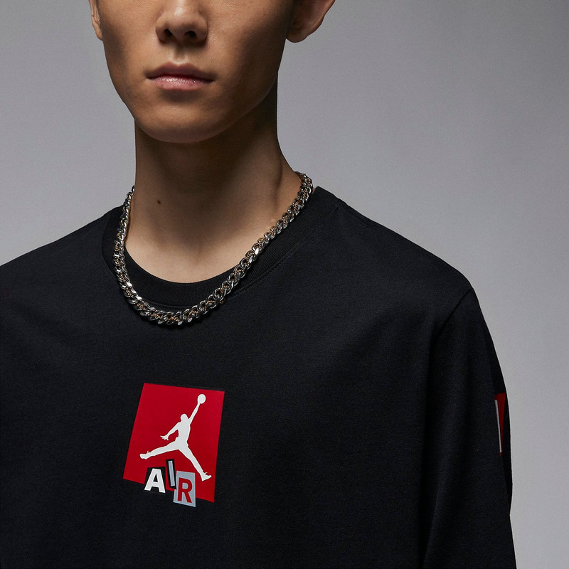 Jordan Air Jordan Brand Long Sleeve T-Shirt 'Black' FD7018-010 outlook