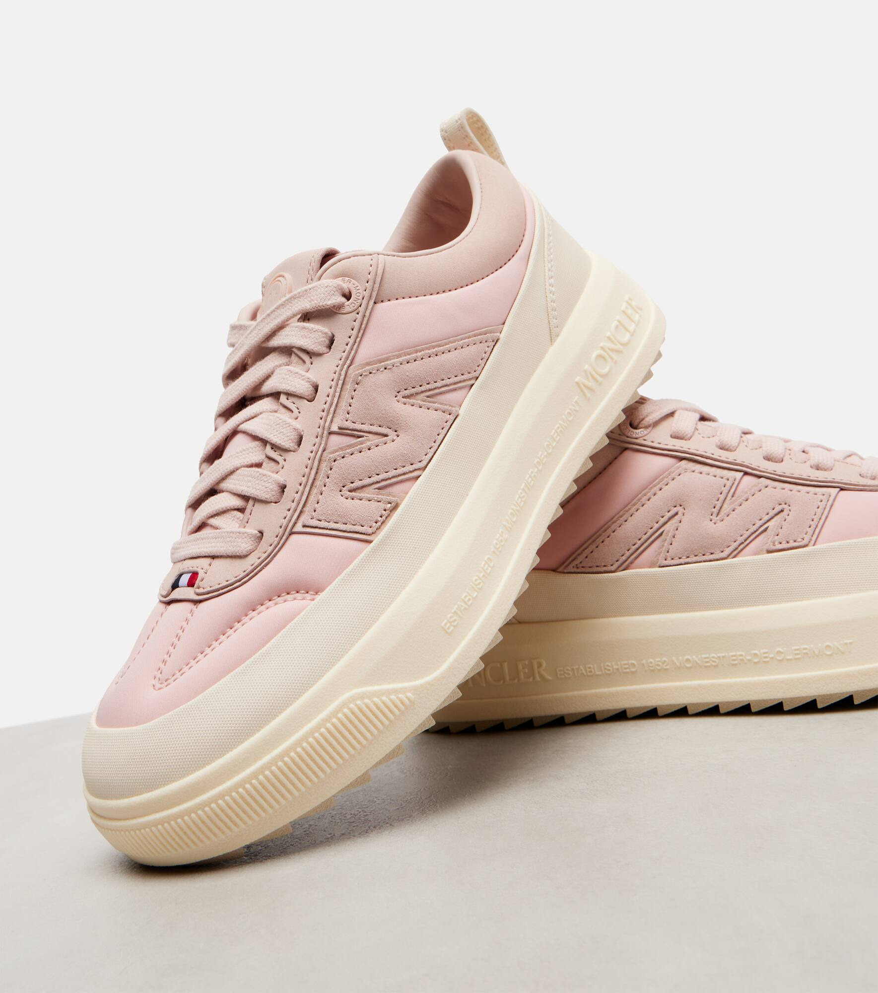 Monpulse Altive leather-trimmed sneakers - 5