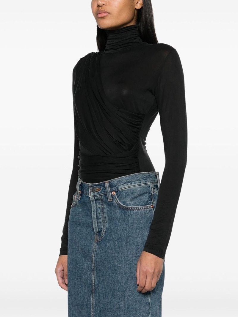 Patra drape-panel ruched bodysuit 3