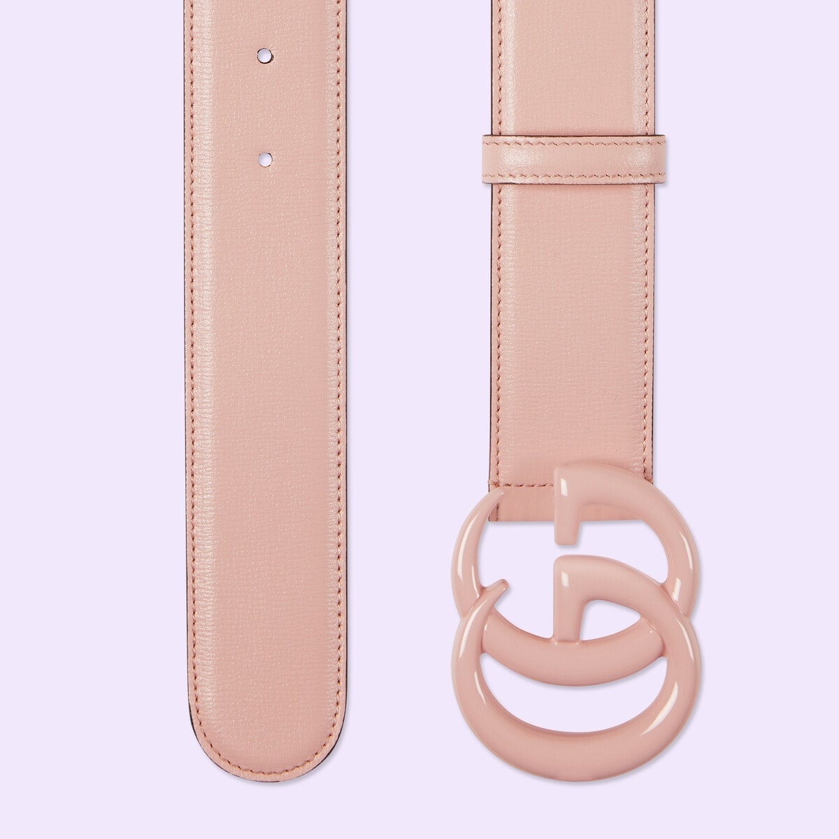 ベルト GUCCI Belts Women Fabric Beige/Powder Pink Gucci GG Marmont Leather Belt | Pink | FARFETCH