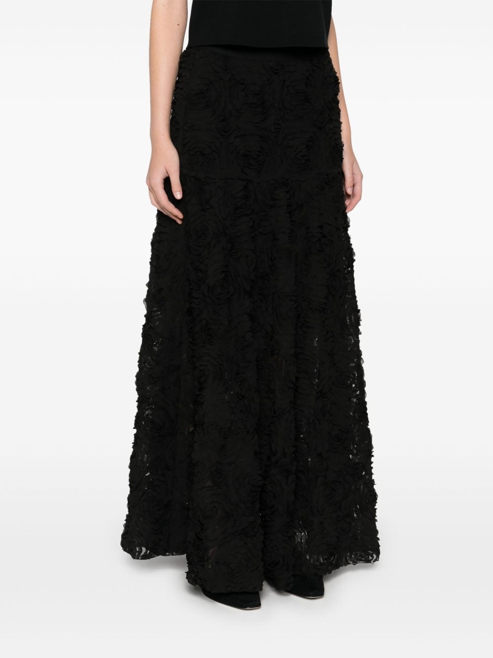 embroidered maxi skirt - 3