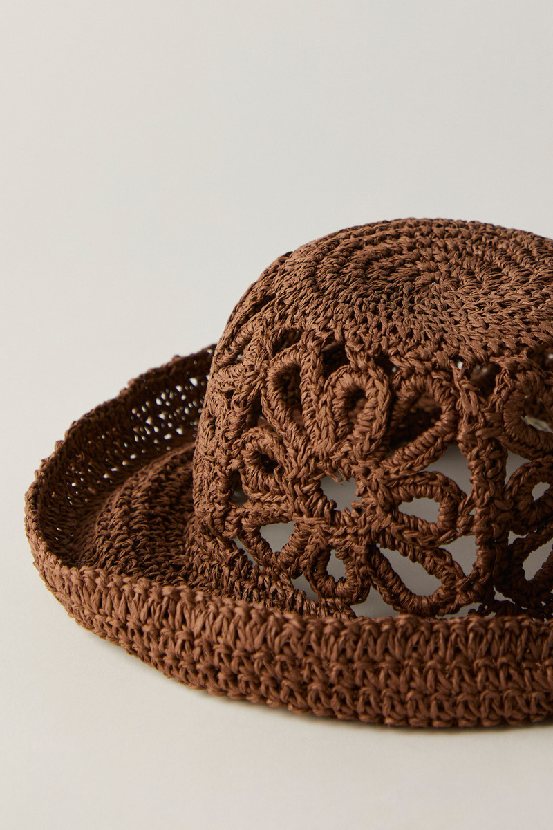 Cut-Out Daisy Straw Hat 3