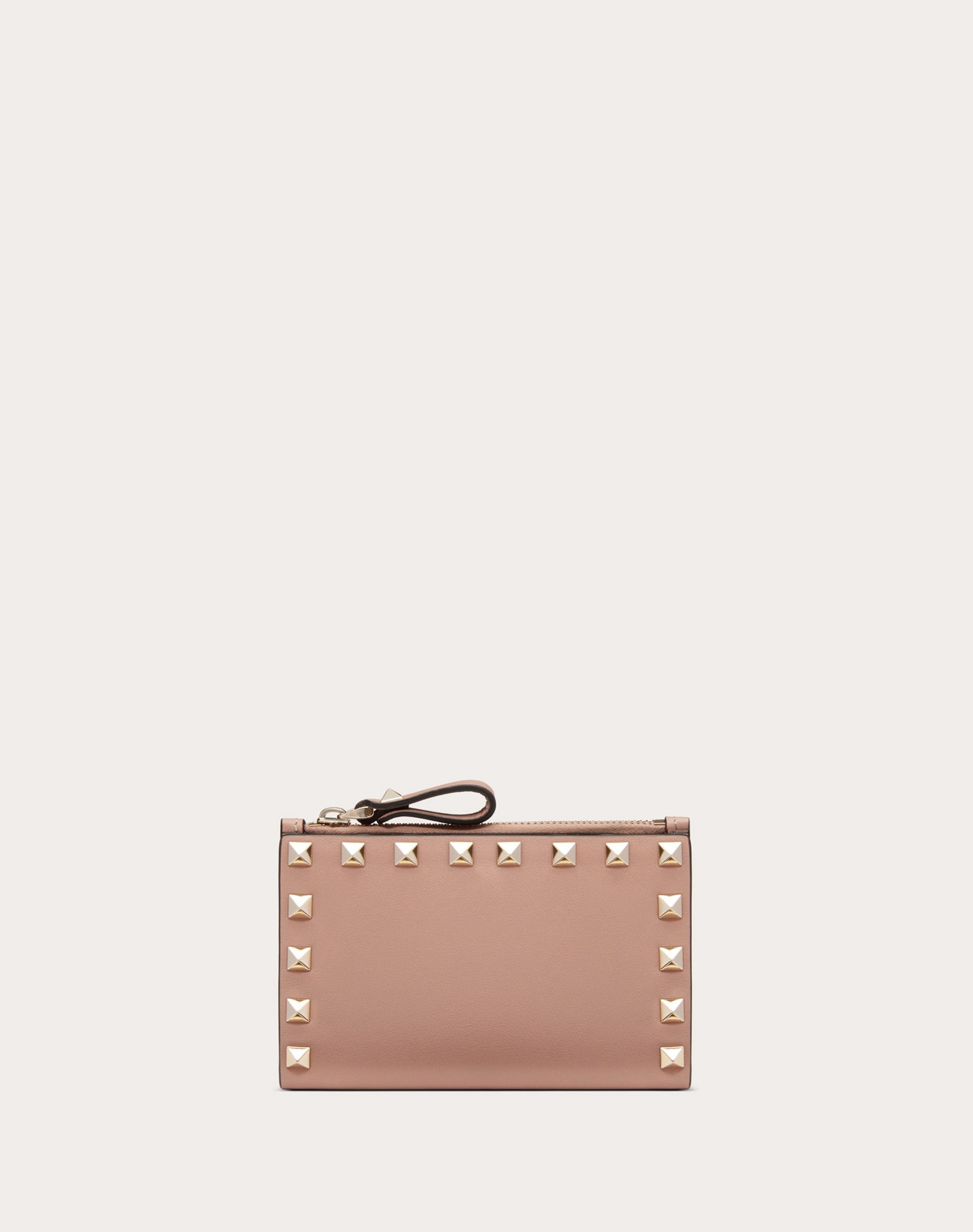 Rockstud Calfskin Coin Purse and Cardholder - 1