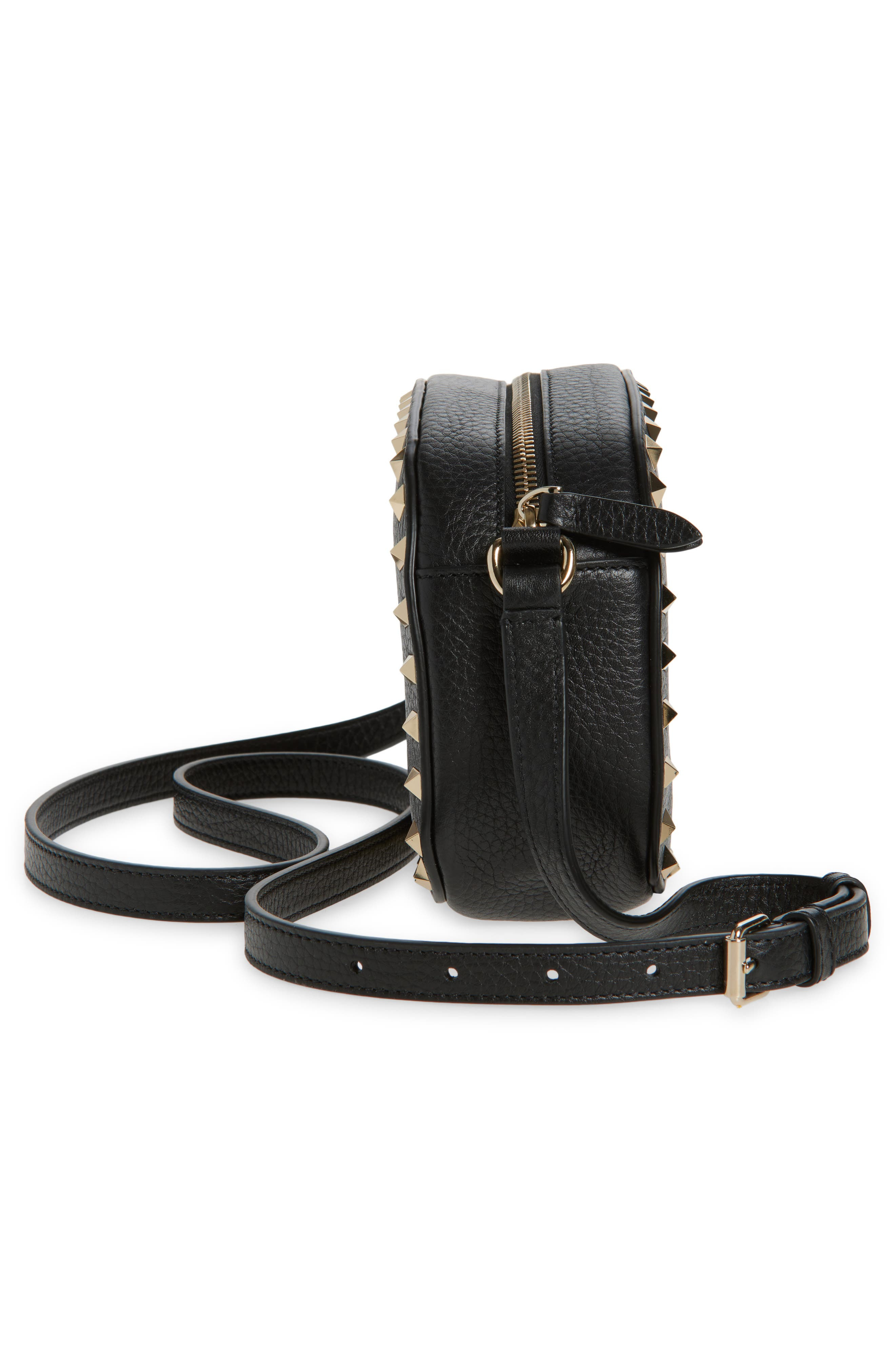 Valentino Garavani Rockstud Crossbody Camera Bag in Nero at Nordstrom - 6