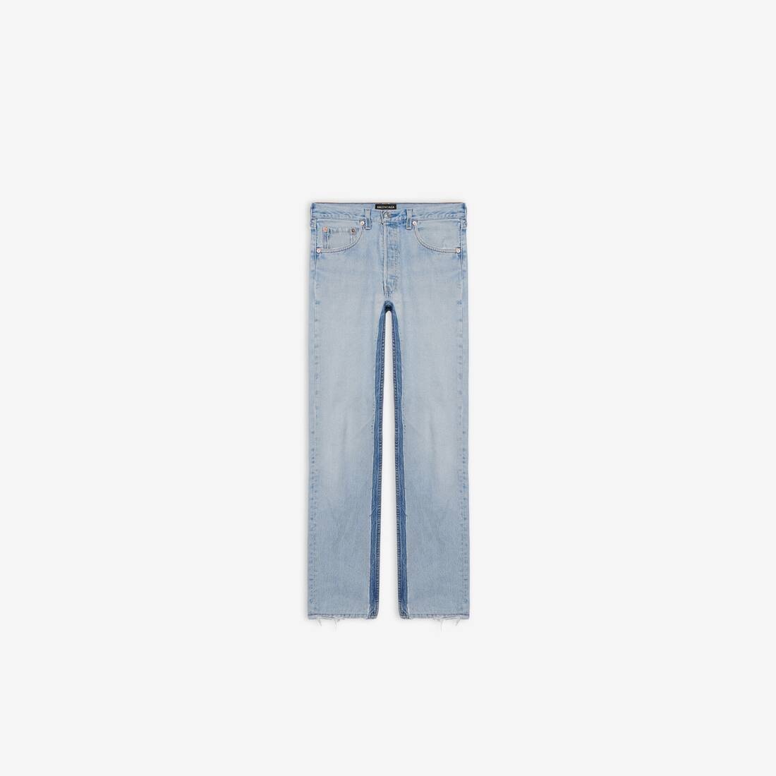 Recycled Slip Patch Pants in Dirty Light Blue - 1