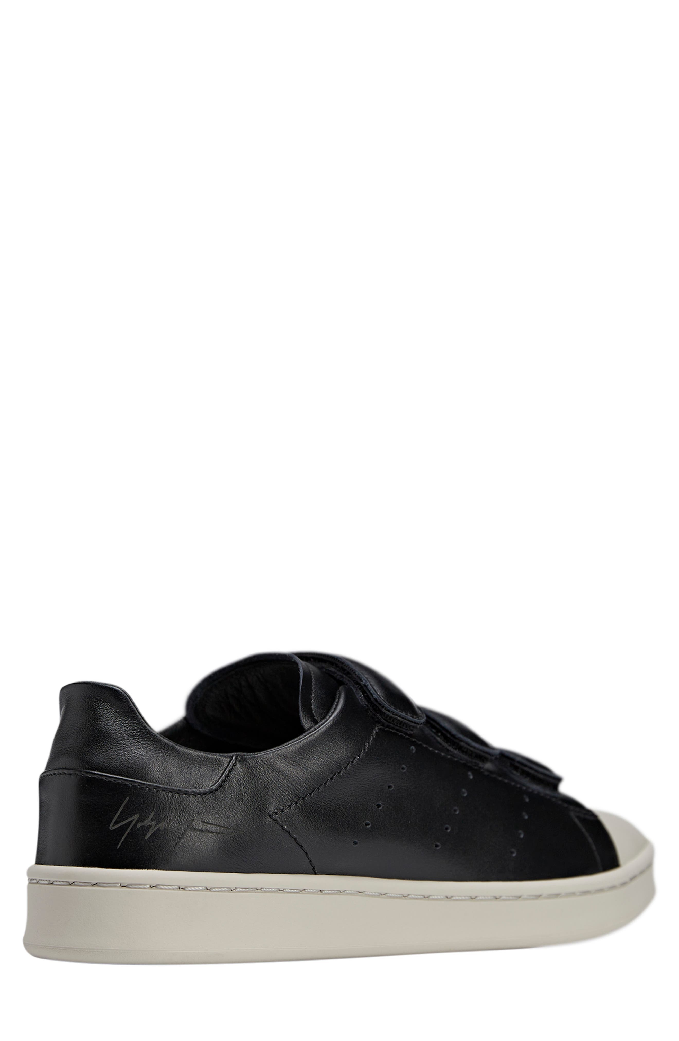 Y-3 Gender Inclusive Stan Smith Sneaker in Black/Black/Talc at Nordstrom - 2