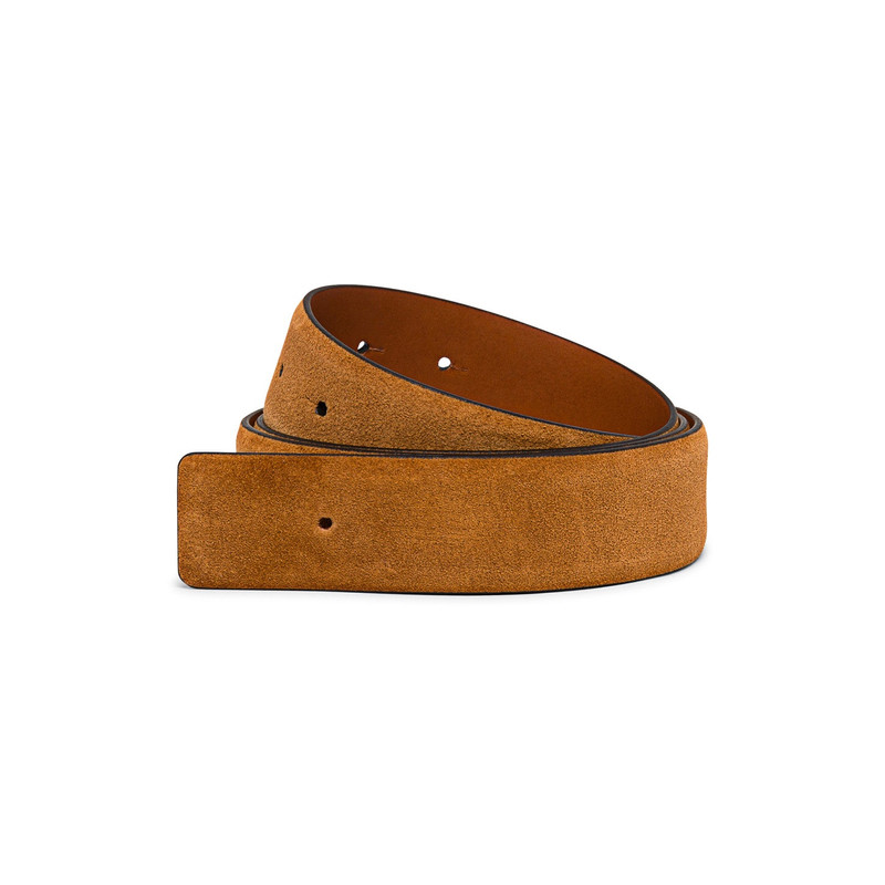 Brown suede belt strap 1