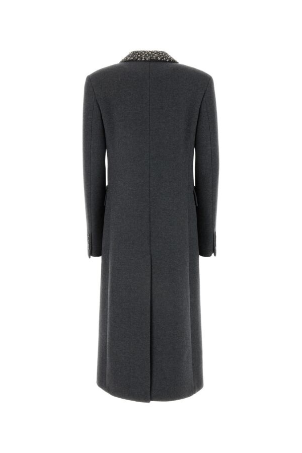 コート BLUMARINE Dark Grey Wool Coat Blumarine Dark grey wool coat | gebnegozionline | REVERSIBLE