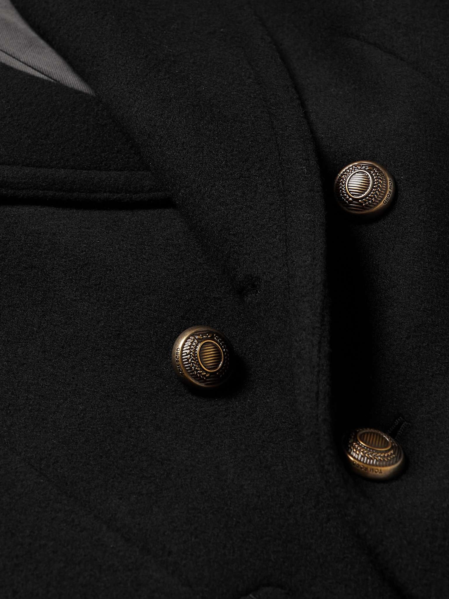 Slim-Fit Double-Breasted Wool and Cashmere-Blend Coat - 5