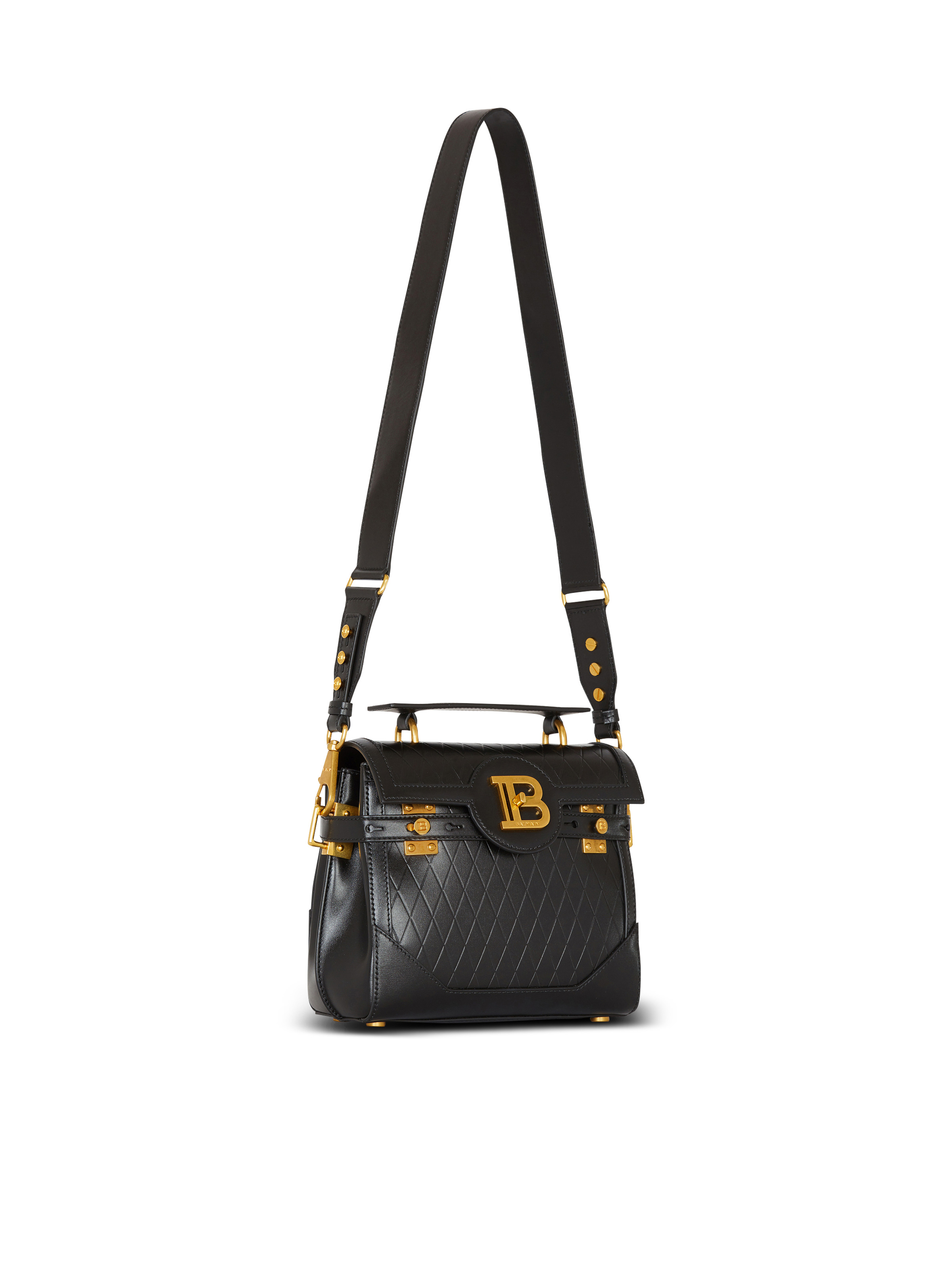 B-Buzz 23 bag in grid-embossed calfskin - 3