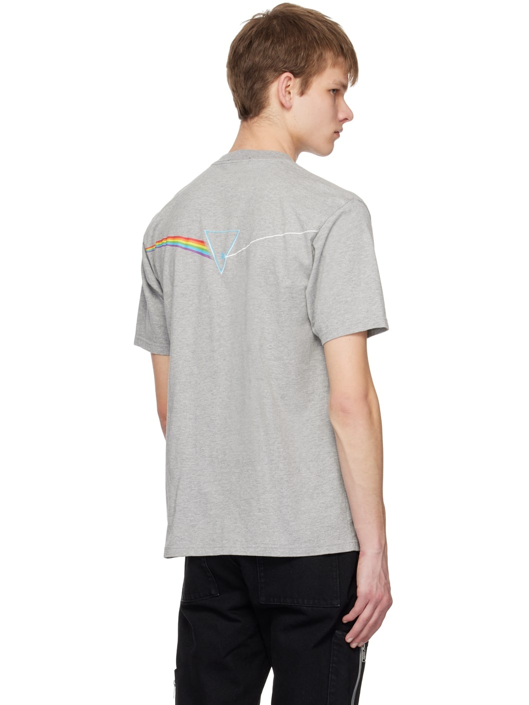 Gray Print T-Shirt - 3