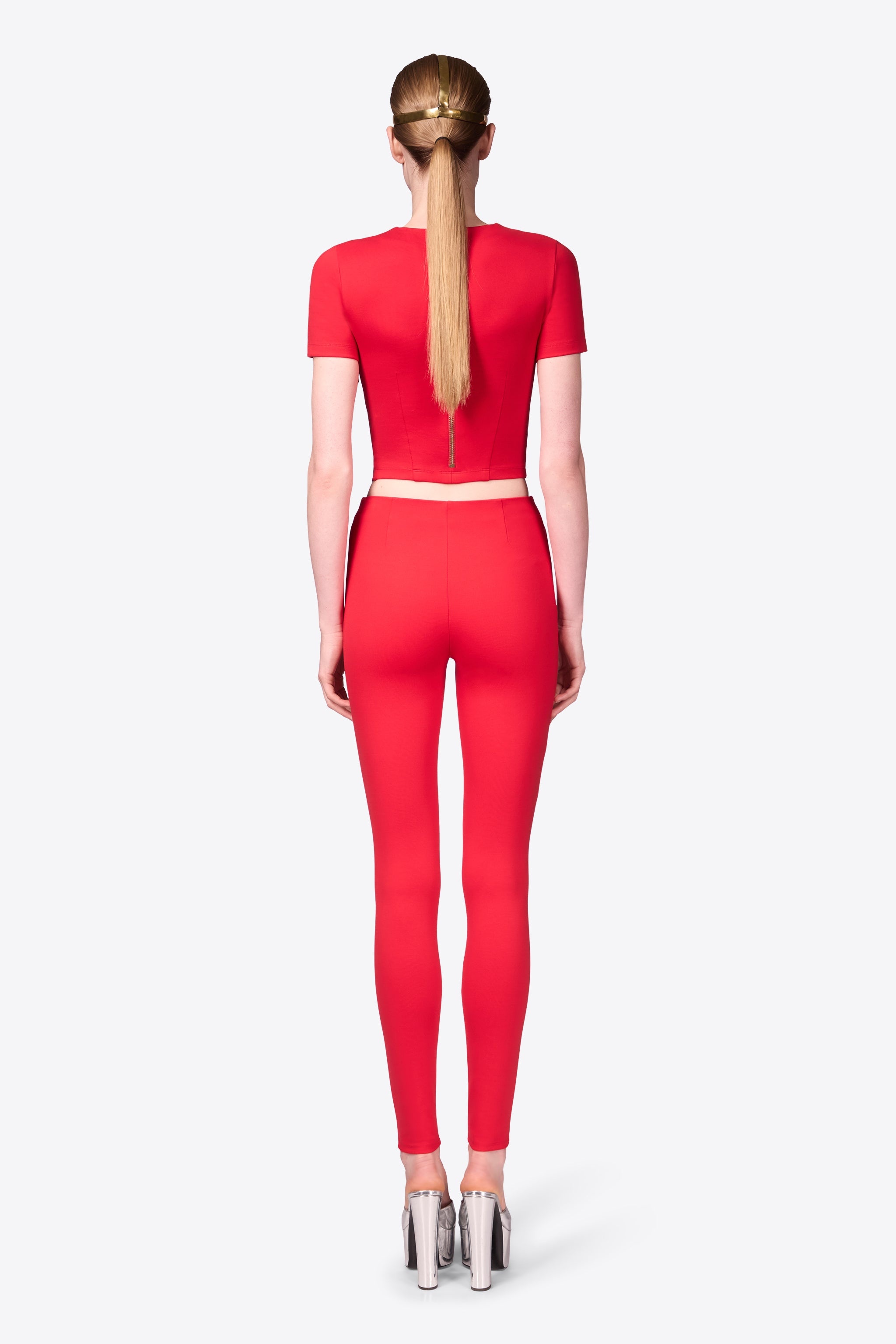 ZIPPER BRIEF LEGGING - 5