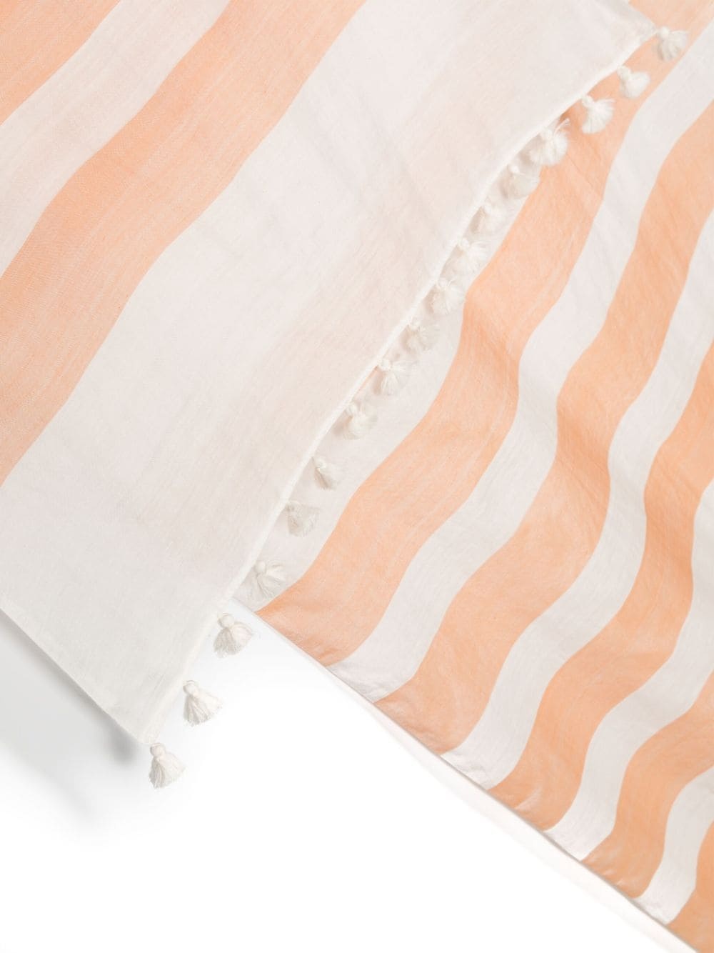 tassel-detail striped scarf - 2