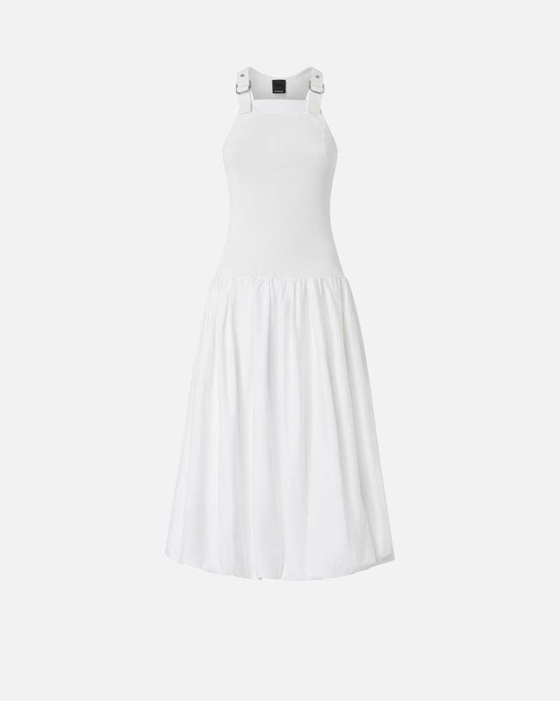 MIDI DRESS WITH BALLOON SKIRT - 1