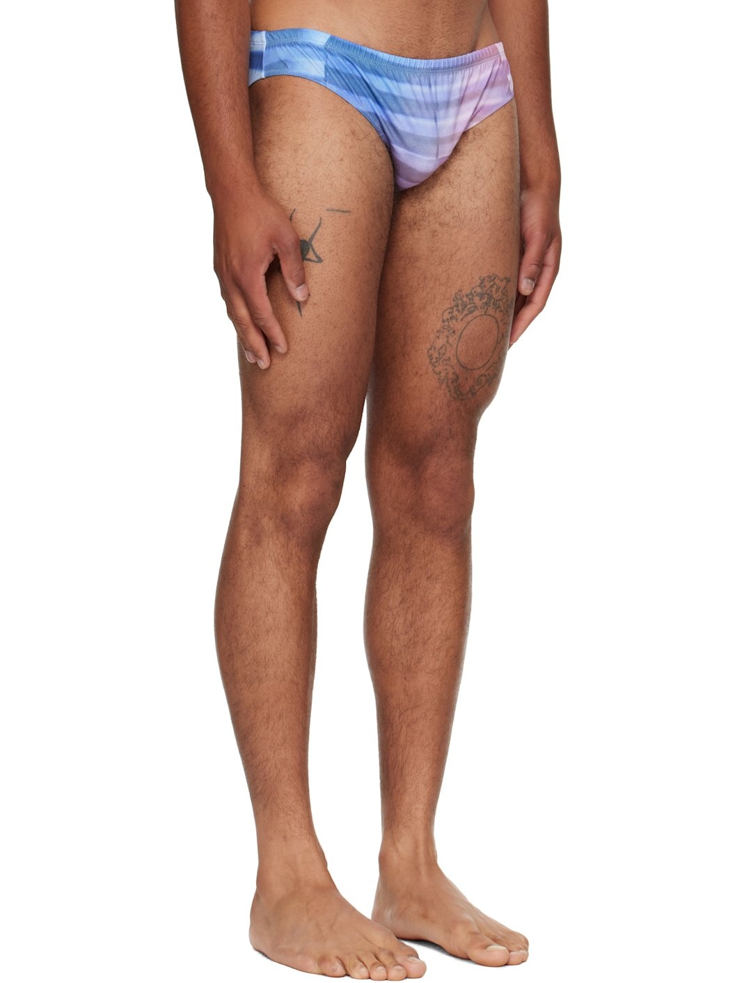 Blue & Pink 'The Air' Swim Briefs - 2