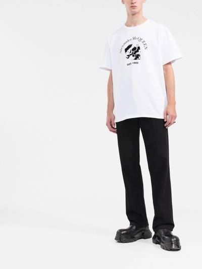 Alexander McQueen skull logo-print T-shirt outlook