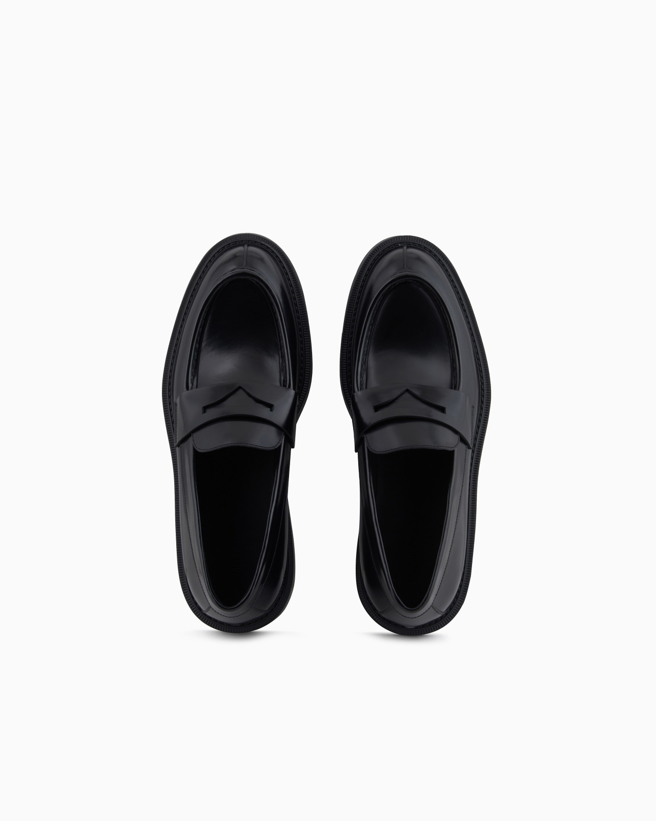 BRUSHED LEATHER LOAFERS - 3