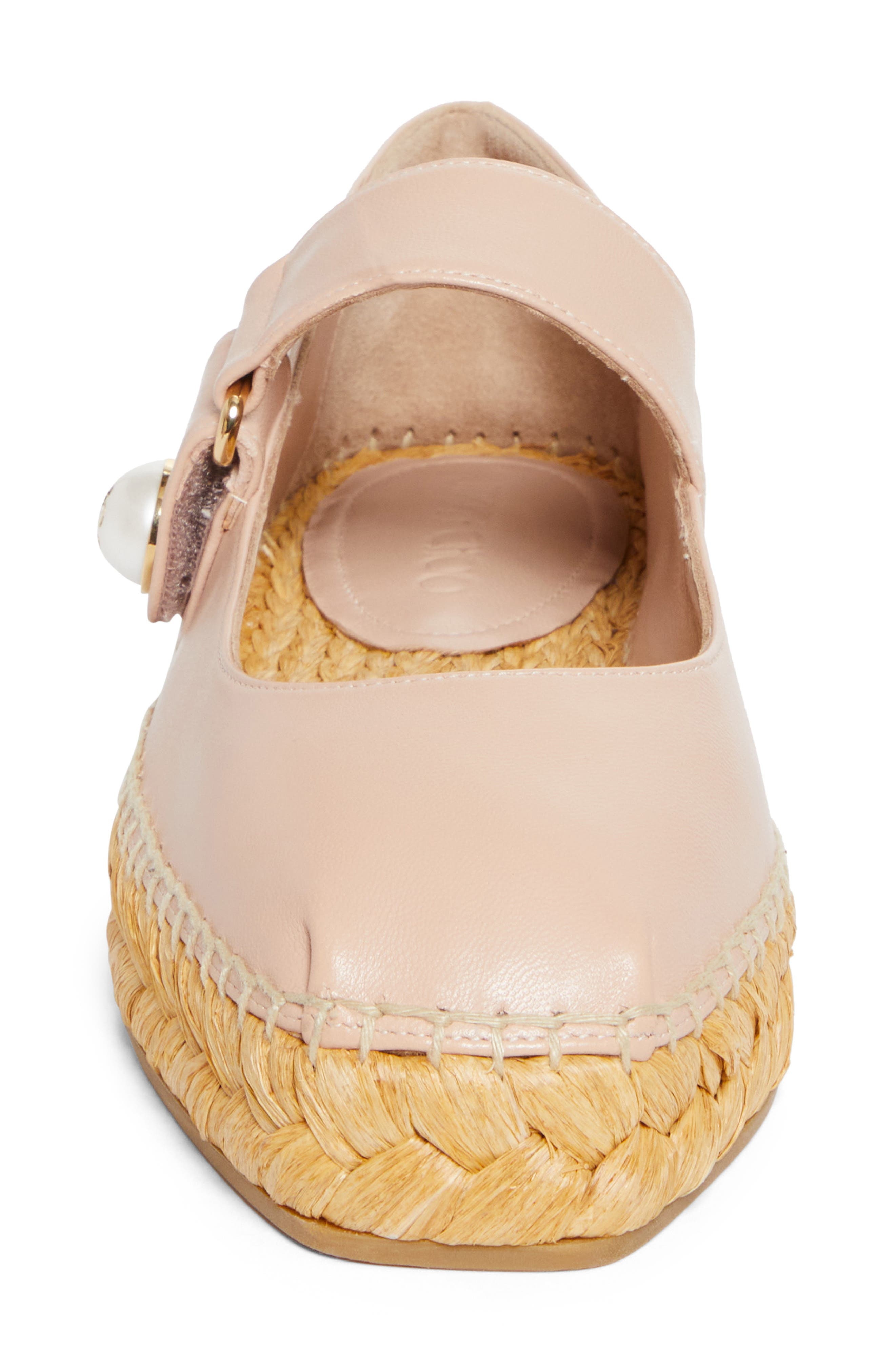 Jimmy Choo Fayence Espadrille Mary Jane Flat in Macaron at Nordstrom - 4