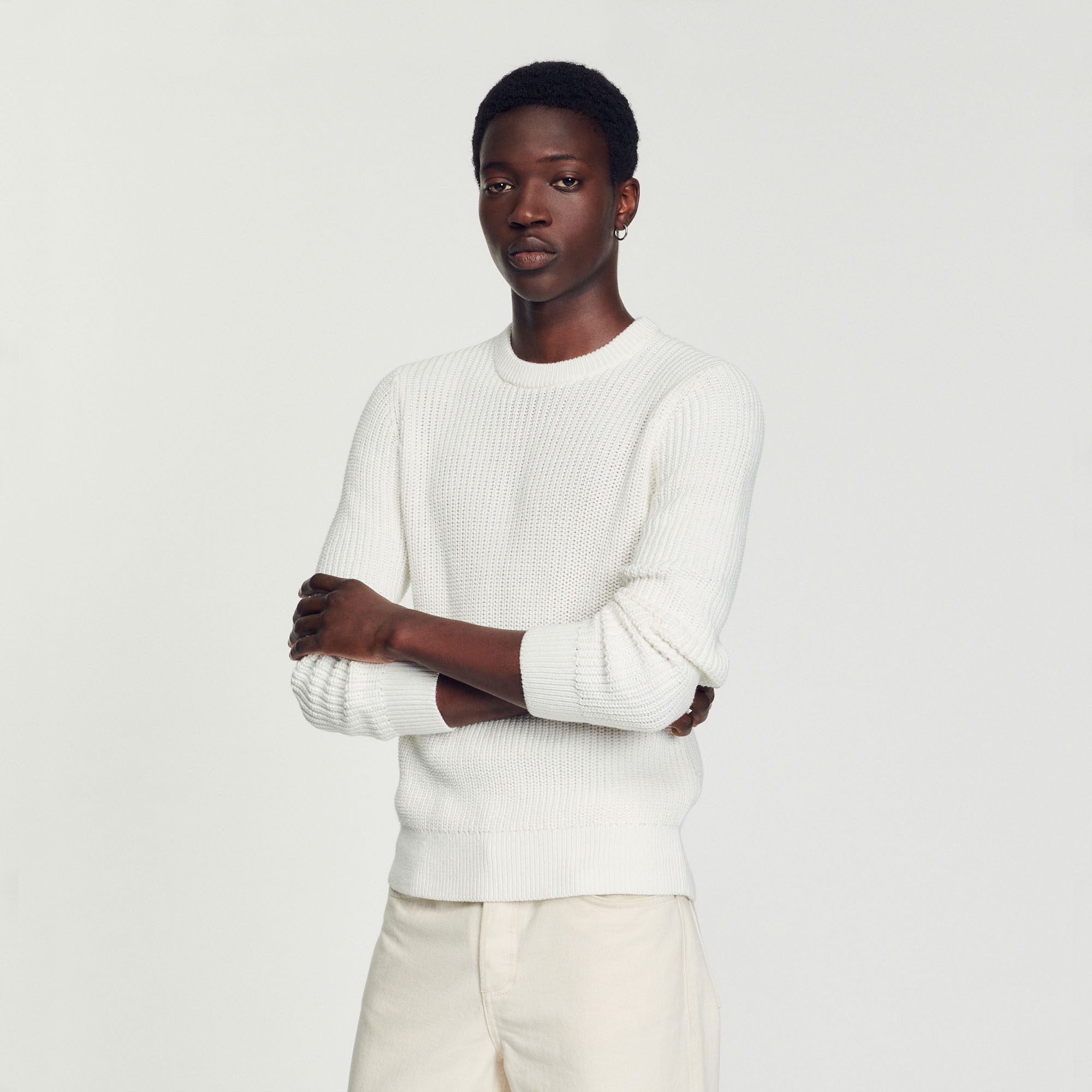 Cotton and silk sweater - 2