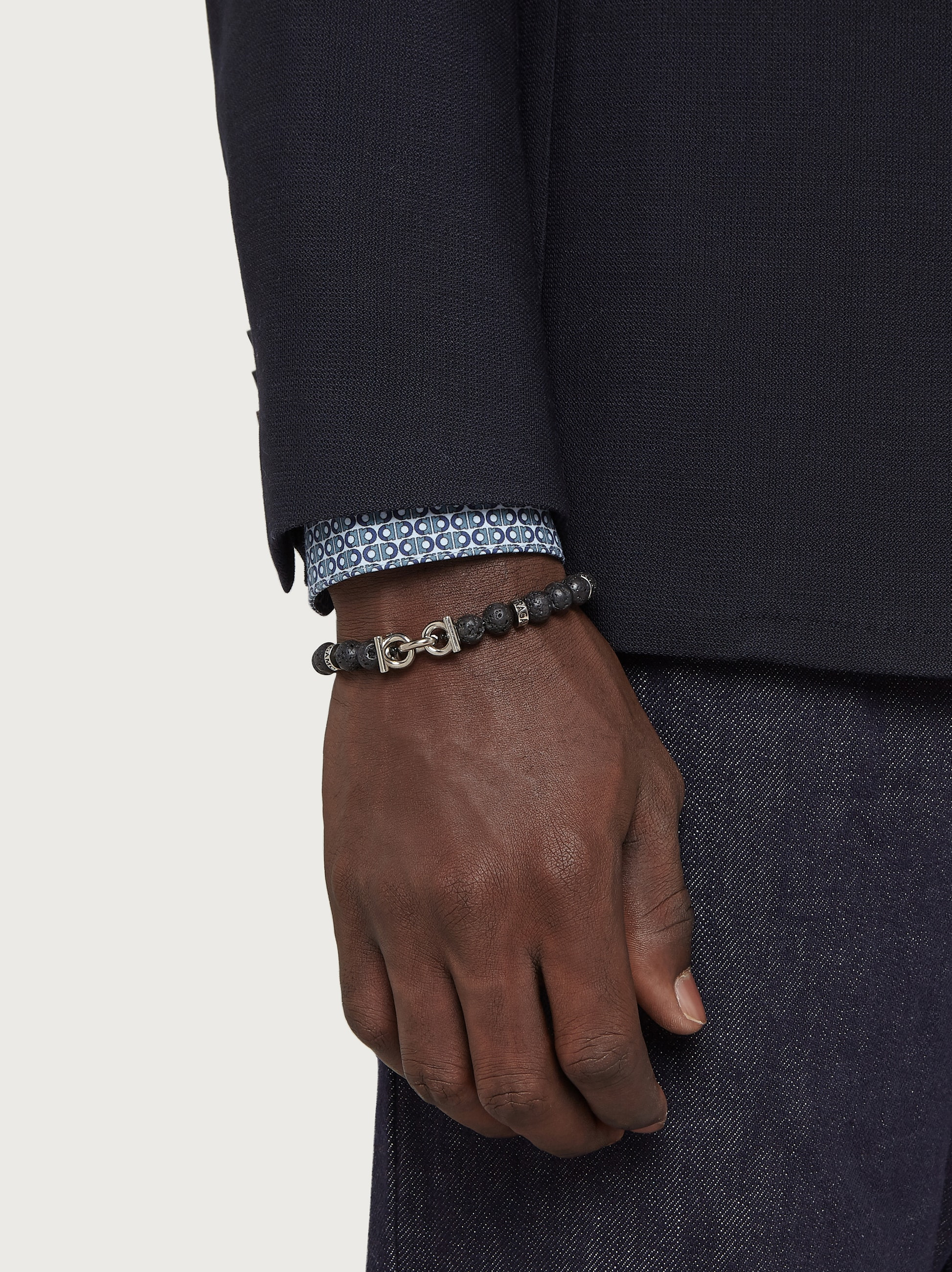 Elasticated bracelet with Gancini - size 19 - 3