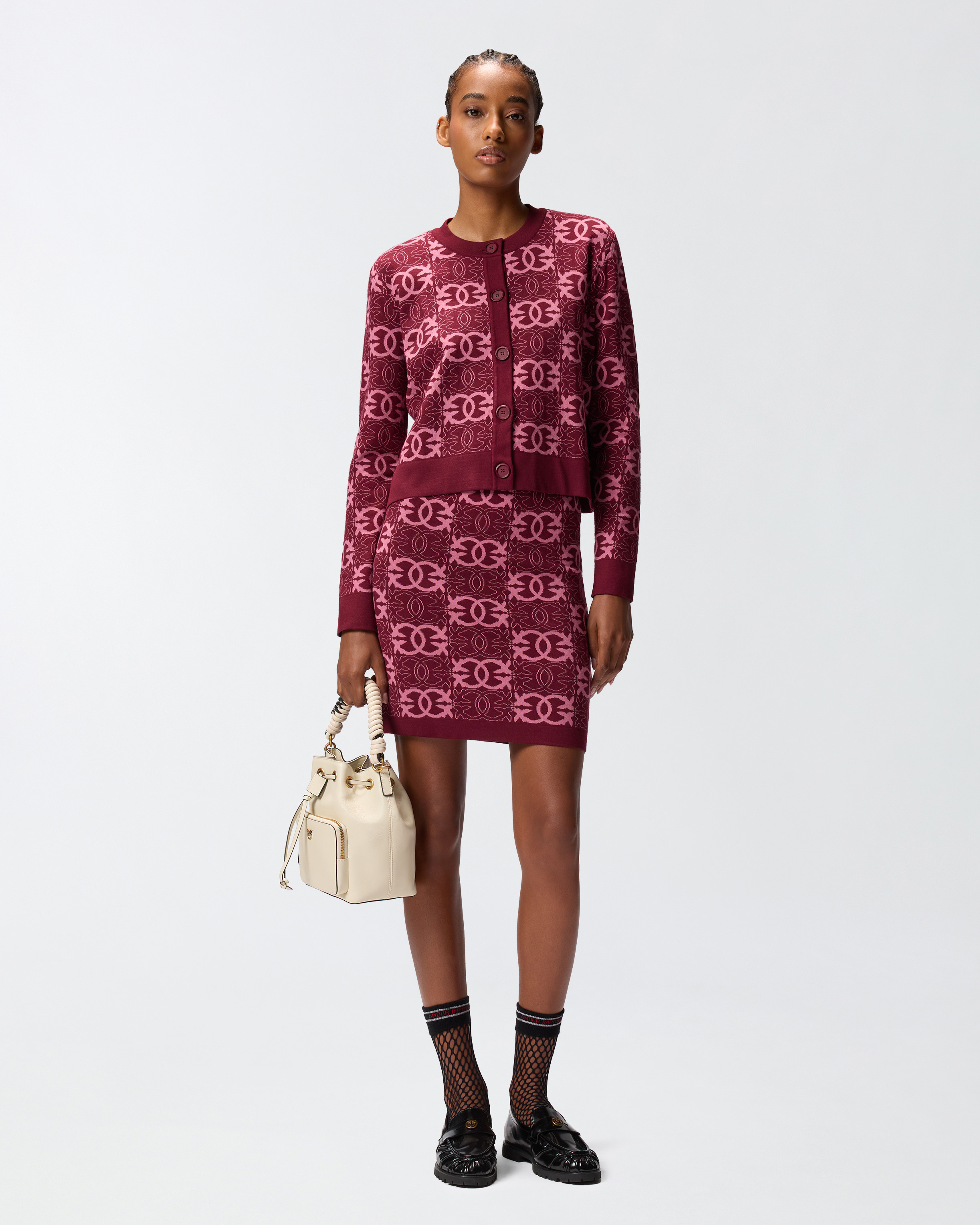 MINI SKIRT WITH LOVE BIRDS LOGO - 2
