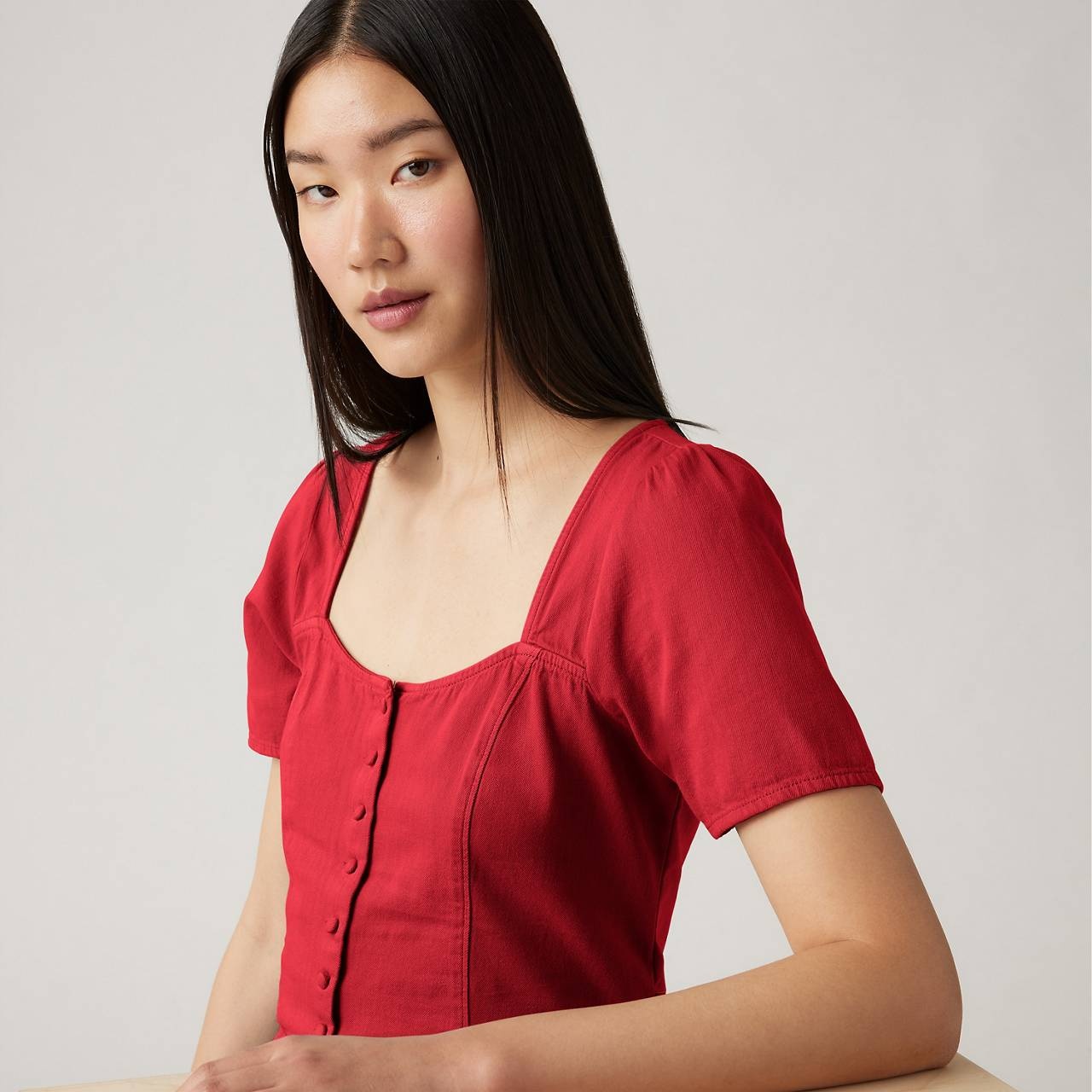 PASCALE SHORT SLEEVE BLOUSE - 5