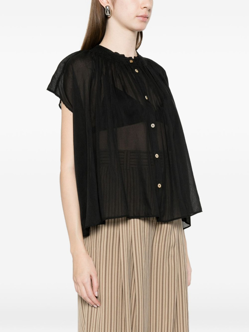 gathered-detail blouse 3